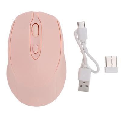 Kabellose Maus Bluetooth 5.0 2.4G Dual-Modus Computermaus mit USB-Empfänger für Telefon Laptop PC