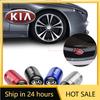 Pegatina para coche 2026 Hot Car Sticker 3D de aluminio para estilo de coche, tapas de válvulas de neumáticos, accesorios para coche Kia Sportage Rio 3 Soul Pi