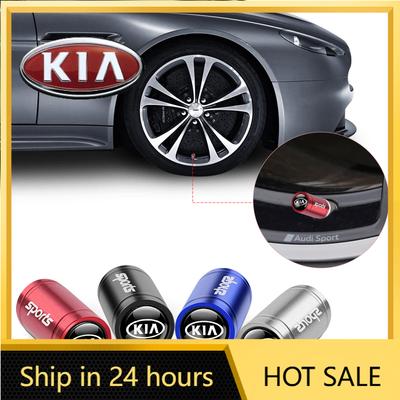 2026 Horká nálepka na auto 3D hliníková stylingová krytka ventilku pneumatiky pro Kia Sportage Rio 3 Soul Pi