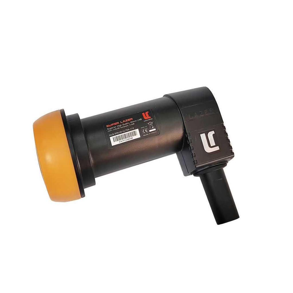 High Gain Low Noise Dual Local Oscillator 9750/10600 Ku-Band LNB with Single Output - 'Big Black Head' Downconverter