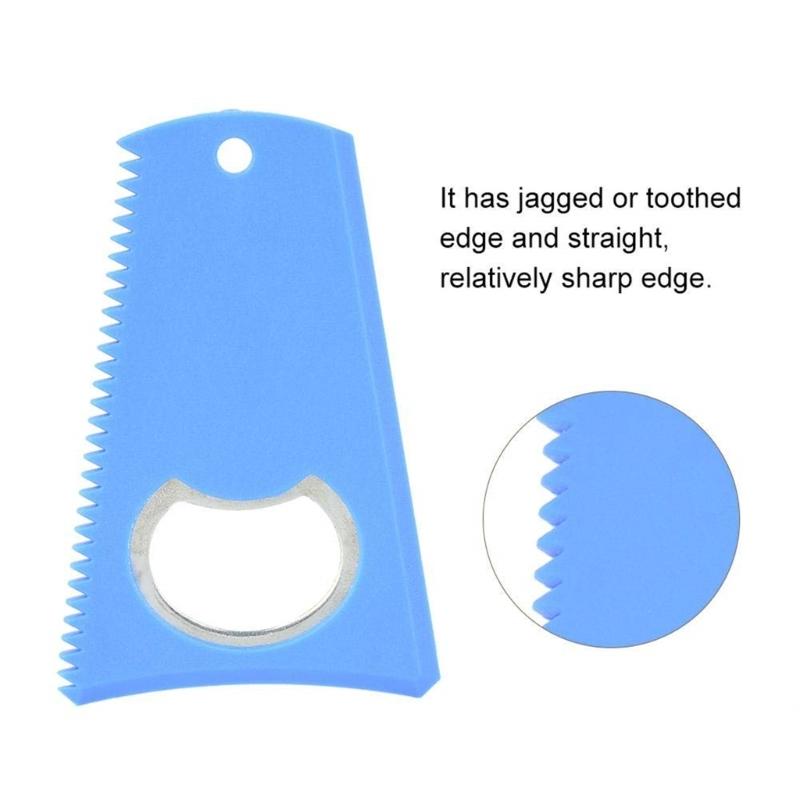 Multifunctional Surfboard Wax Comb Scraper Board Maintenance Tool with Bottles Opener, Surfboard Wax Scraper Wax Comb