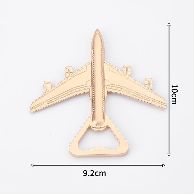 Otvírák na láhve letadlo, Malý dárek na svatbu a narozeninovou oslavu, Otvírák na pivo ze slitiny zinku