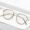 LOOKING4U Neo Retro 2254 Ultraleicht Schraubenlose Brille Fassung Hellgrün