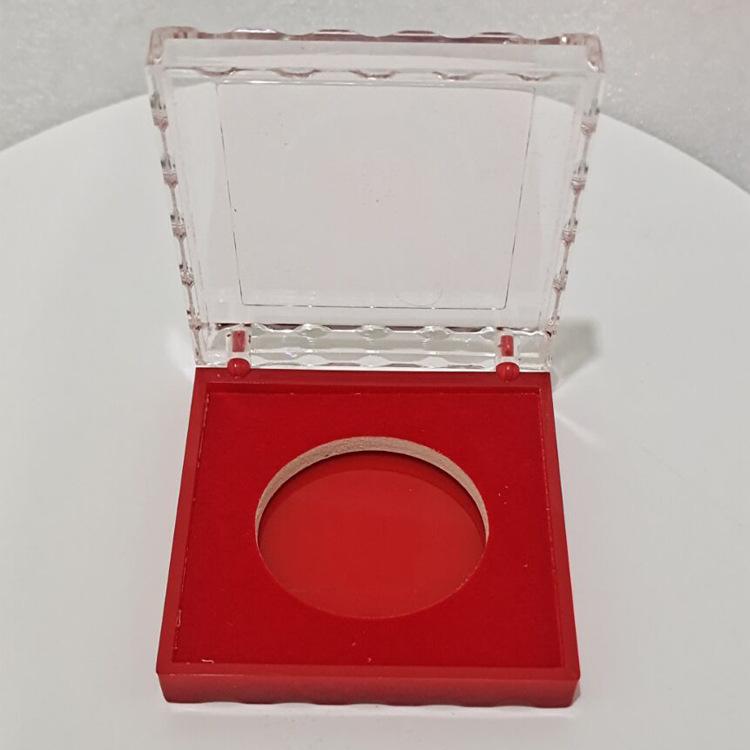 

Commemorative Medal Packaging Box, 4cm, Commemorative Coin Protection Box, Single Collection Box, Badge Gift Box, Plastic Crystal Box, Empty box