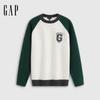 Gap Men's 2025 Fall Big G Embroidered Collegiate Loose Round Neck Knit Top