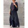Europe, America 2026 Summer New Station Loose Comfortable Top Split Wide Leg Pants Chiffon Casual Suit