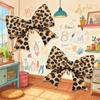 1/2pcs Matte Leopard Print Bow Balloons,for Bow decorations,birthdays,Valentine's Day,wild-themed Parties,and Girls' Nights