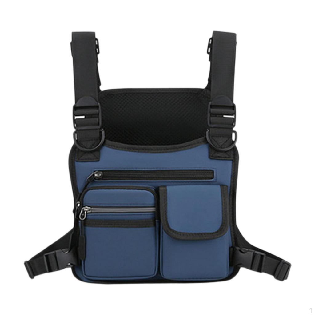 Chest Rig Bag Lightweight Front Pack for Fishing Outdoor Activities Walking