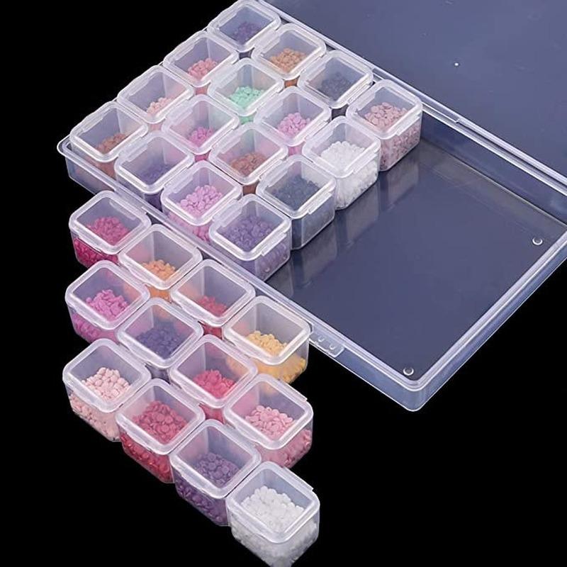 1PC Diamond Painting Tools 28 Cells Plastic Storage Box Tool Accessories For Diamond Painting Embroidery