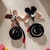Charming Insect Spring Hair Clip; Mosquito Hairpin Plush Toy; Children's Humorous Prop; Girls Decor & Photo Accessory