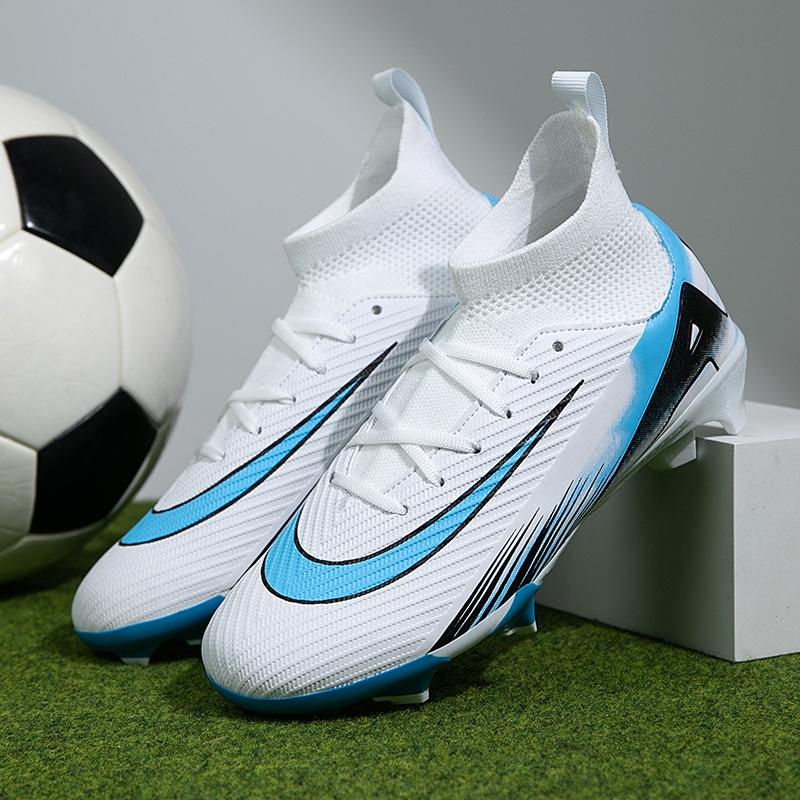 New Men Football Boots Unisex Outdoor Soccer Shoes Drop Shipping Breathable Ultralight Non-Slip Sports Shoes Training Sport