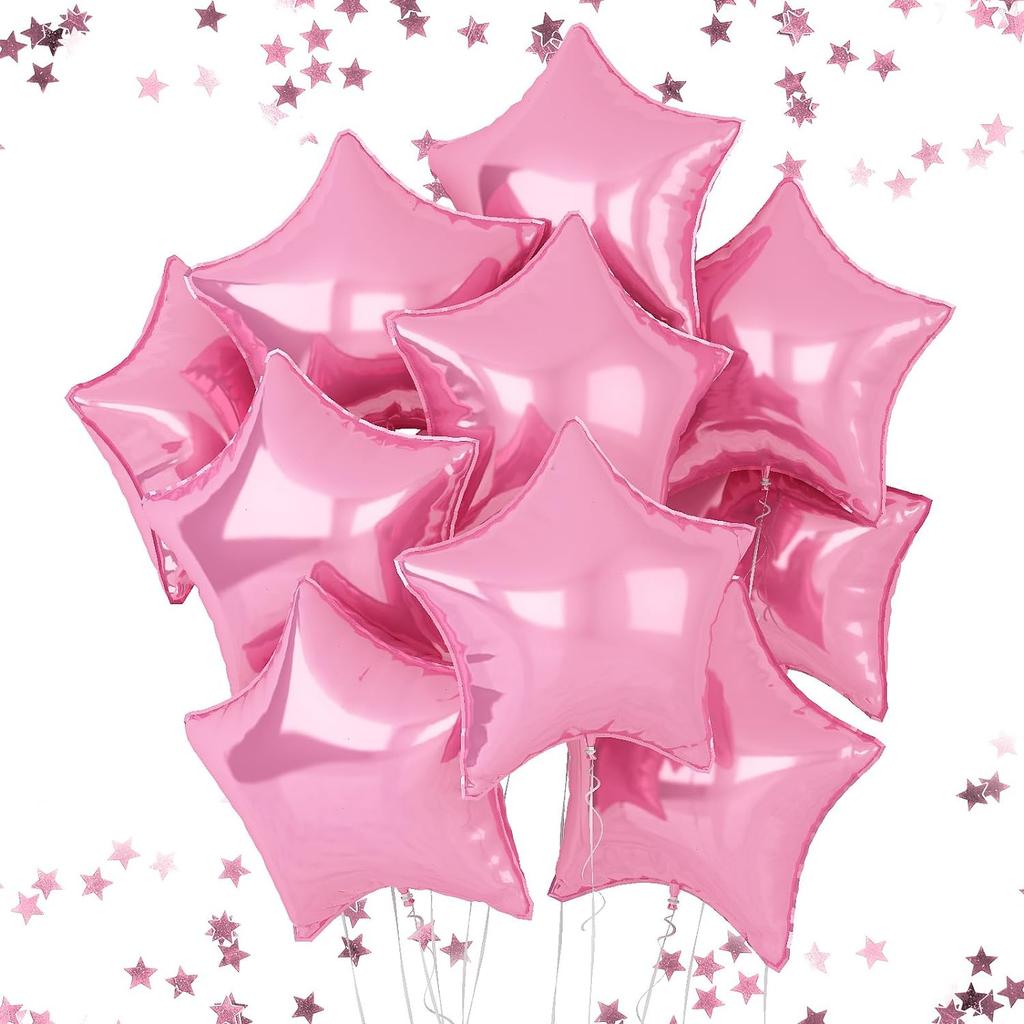 Star Theme Five-Pointed Star Aluminum Film Balloon Set Birthday Party Interior Decoration Festival Event Arrangement