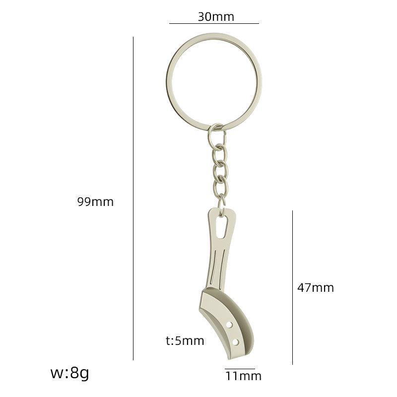 Creative Dental Tools Keychain: Simulation Teeth, Mouth Mirror & Forceps - Perfect Dentist Gift