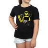 DC Comics Mädchen-Chibi-Batman-schwingendes Baumwoll-T-Shirt
