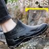 Korean Style Waterproof Short Rain Boots – Versatile Outdoor Footwear for Men & Women