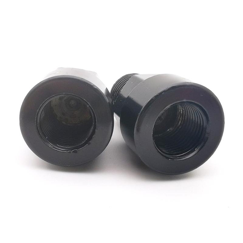 Pédales de Vélo Extenseurs Adaptateurs Légers Noir Convertisseur de Pédales de Vélo pour Utilisation sur Divers Terrains