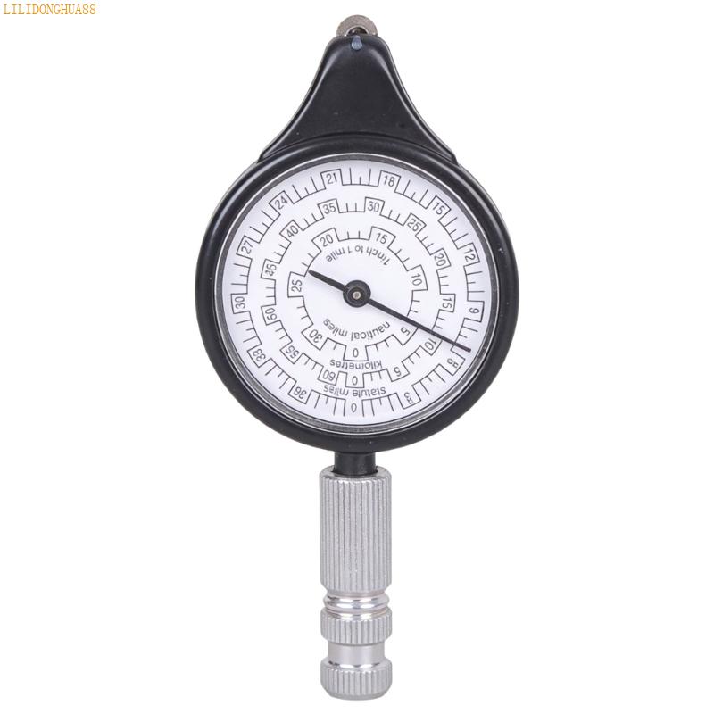 K1AE User Friendly Map Distance Measurer Map Measuring Meter for Clear Readout чёрный