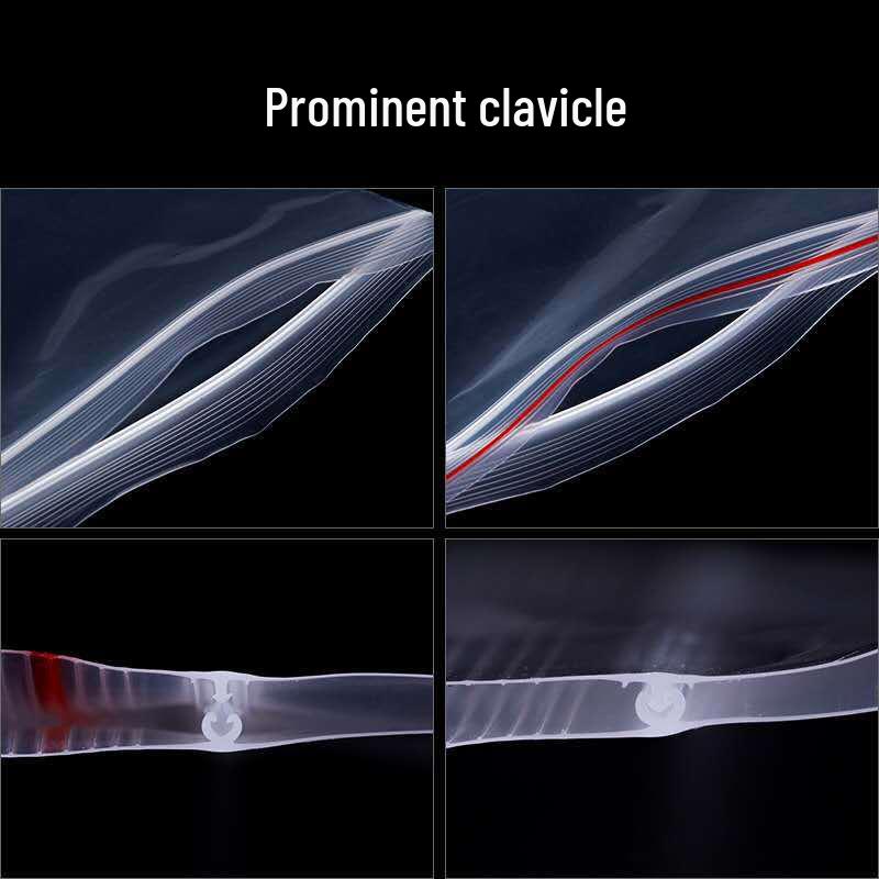 Thickened Transparent PE Self-Sealing Bags for Clothing and Food Packaging