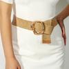 Woven Linen Women Waist Belt Fashion Waist Accessory for Skirts Dresses Bohemian Styles Waist Decoration for Festival