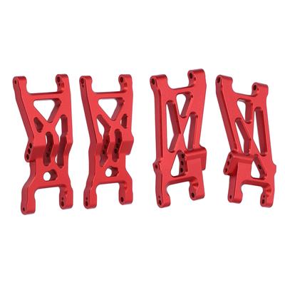 RC Front and Rr Lower Suspension Arm Set Aluminum Alloy RC Swing Arm Set for LOSI 1/10 22S 2 RC Cars