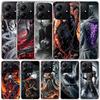 Death Grim Reaper Skull Scythe Soft Cover for Xiaomi Redmi Note 15 14 13 12 Pro Plus Phone Case 14S 11S 11T 11E 10S 10 4G Patter