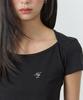 Michikoleondeonkosino Detail Shoulder T-Shirt Black