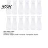 Trendy Flower Container Clear Bud Vase, Plastic Transparent Modern Plant Table Centerpiece Vase for Home Party Wedding Decor Lightweight