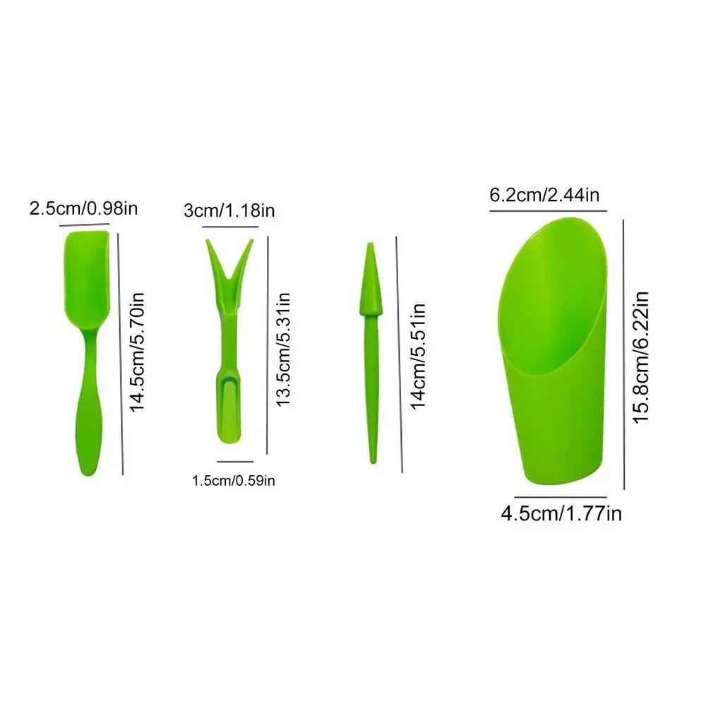 

1 компл., мини садовые горшечные инструменты, легкий ручной набор для пересадки суккулентов, многофункциональные инструменты для домашнего растения, бонсай зелёный