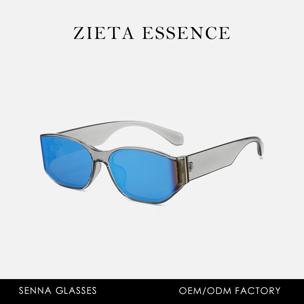 Curved Frame Sunglasses Small Frame Street Sunglasses Hip Hop Driving Glasses