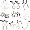 Popular Clitoris Breast Electro Nipple Clip Fetish Nipple Clips Bondage Toys Sex Adult Other Sex Products