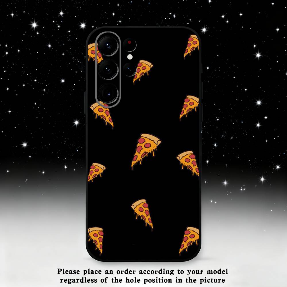Delicious Photographer Pizza Phone Case For Samsung S25,S24,S21,S22,S23,S30,Ultra,S20,Plus,Fe,Lite,Note,10,9,5G Black Cover