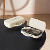 Portable DIY Hand Sewing Kit Dopamine with Handle Needle and Thread Box Space Saving Sewing Storage Box Hand Sewing