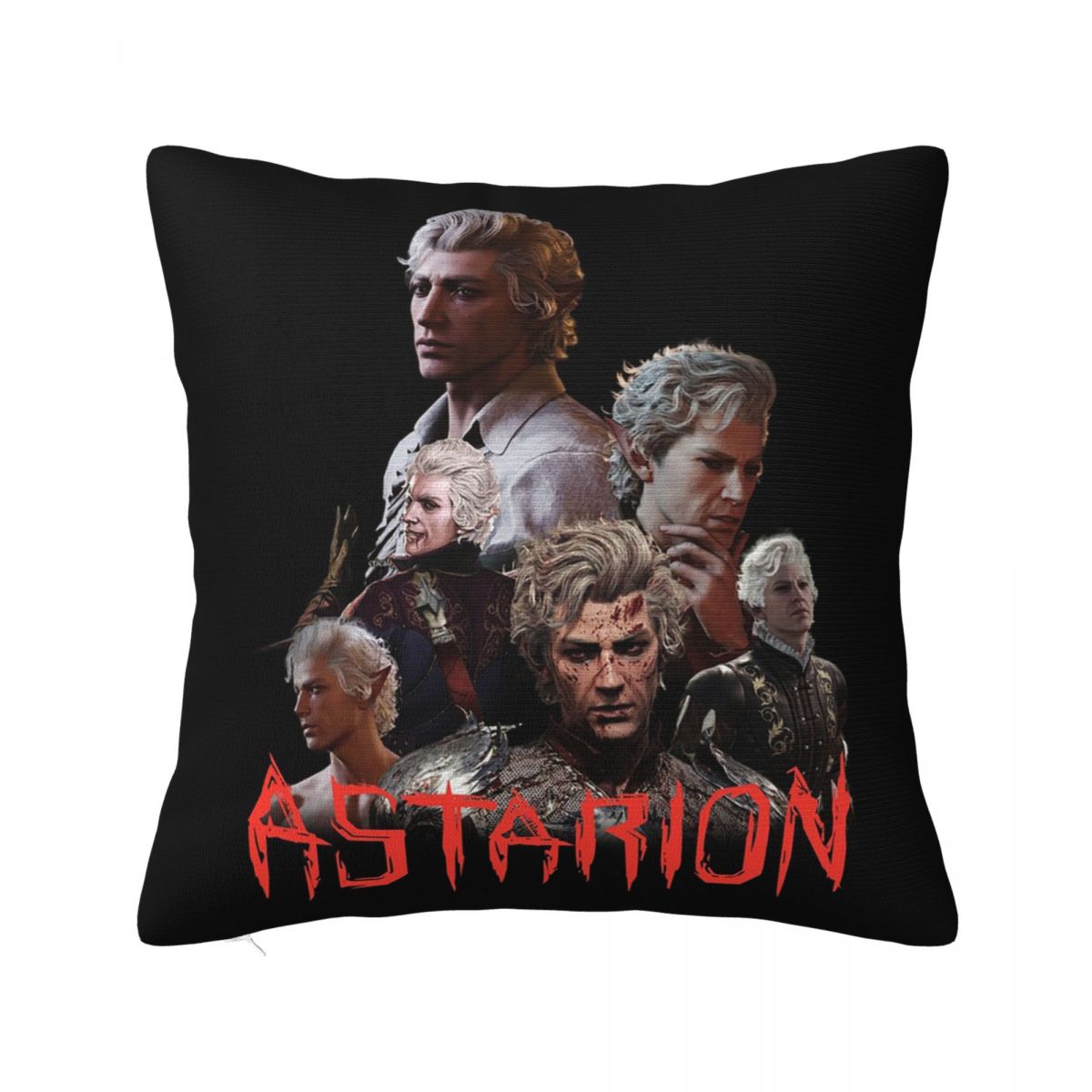 Baldurs Gate Astarion Игровой Квадратный Наволочка Чехол на Подушку Наволочка Чехол на Подушку для Дома Дивана Гостиной 12x12Inch