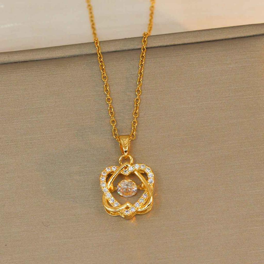 Necklace Titanium Steel Women's Summer Niche Design Sense Light Luxury Necklace Girls Exquisite Versatile Advanced Sense Simple Accessories