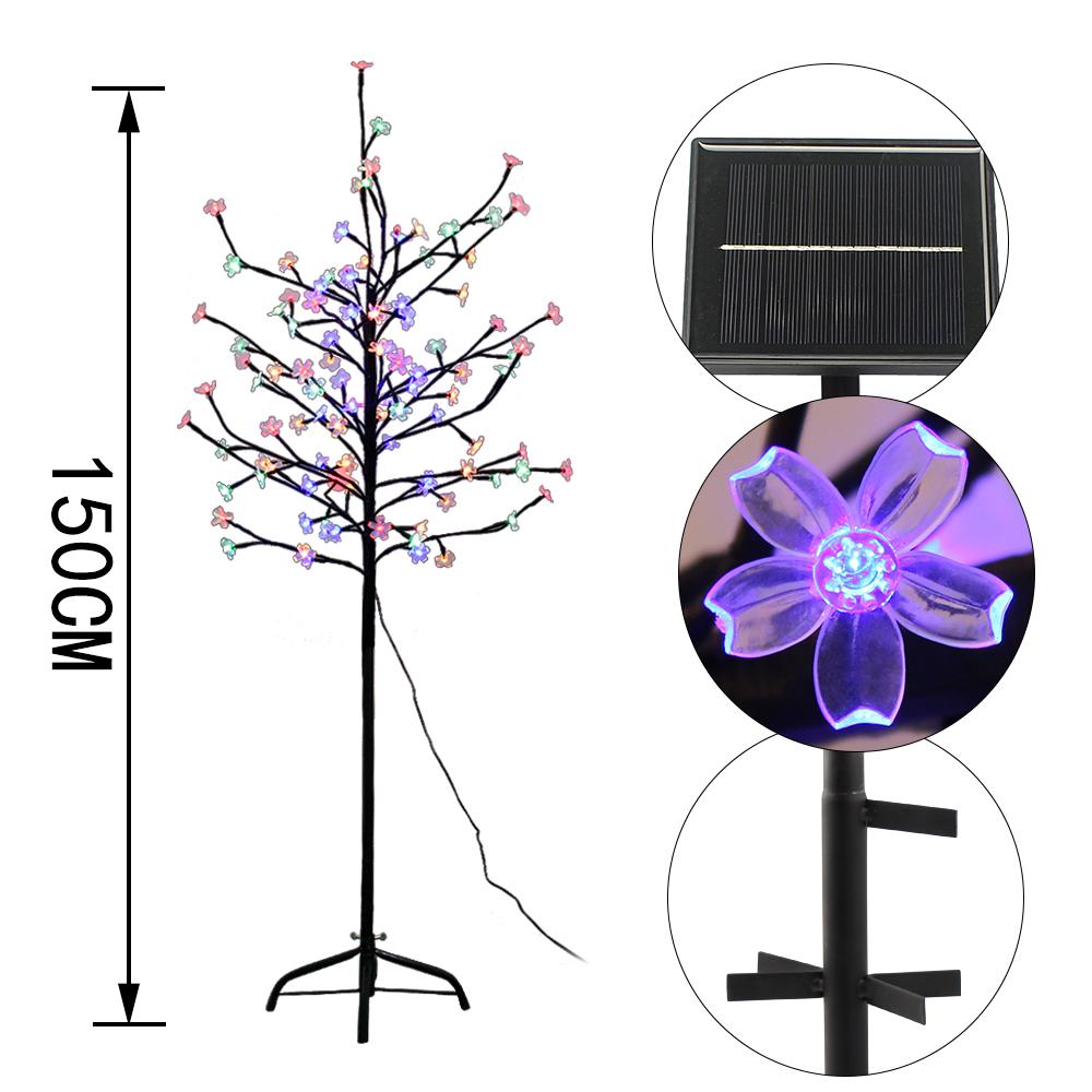 Buy Waterproof 1 5m 104 Led Solar Flower Tree Light For Garden Patio Party Christmas Decoration At Affordable Prices Free Shipping Real Reviews With Photos Joom