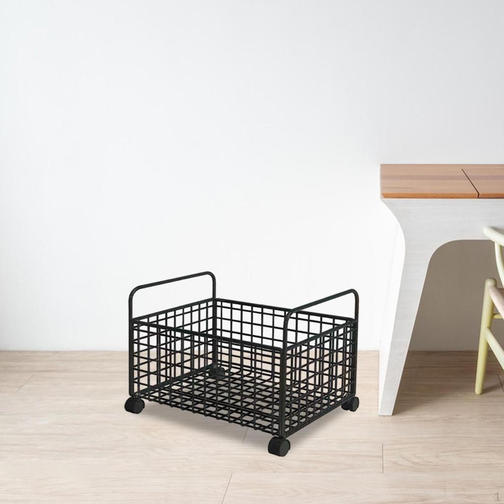 Desk Storage Organizer Cart with Wheels for Office And Home