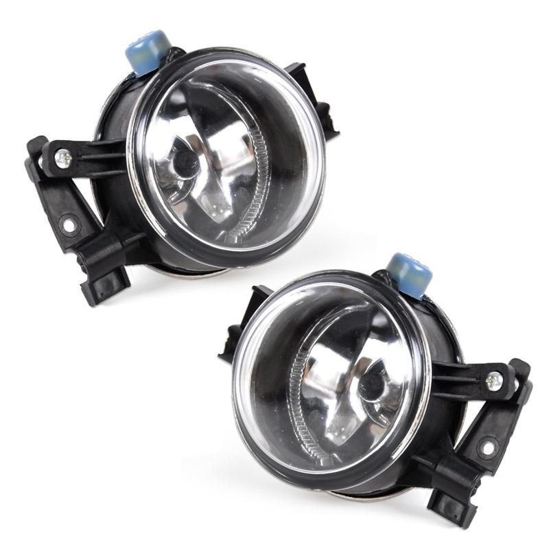 2pcs Black Left +Right Side Fog Lights Lamp H8 55W 12V Fit for Ford Focus 2005 2006 2007 3M51-15K201-AA 3M51-15K202-AA