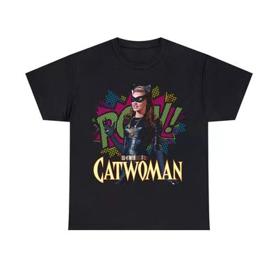 Catwoman Julie Newmar Unisex Schweres Baumwoll-T-Shirt, Batman, 60er TV-Show