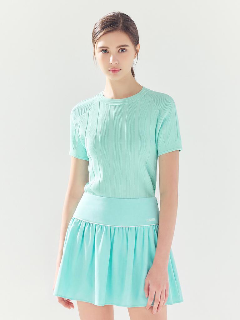 Road Roar Double Shirred Skirt Mint