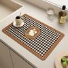 Coffee Machine Drain Pad, Kitchen Countertop Pad, Sink Sink Sink, Quick Drying, Waterproof Diatomaceous Earth