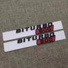 ABS BITURBO 700 800 900 Logo Side Fender Trunk Body Badge Emblem Decals Sticker For Benz Brabus G Class G700 G800 G900 W463 OJ1