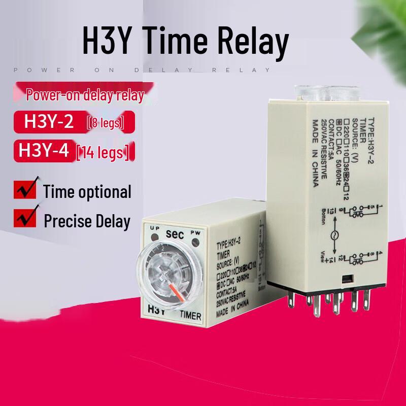 Shangjinsheng H3Y Series Power-On Delay Timer Relay