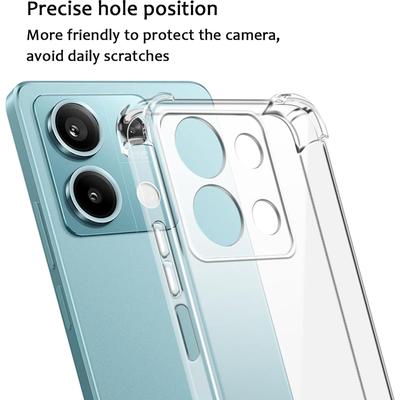 Stoßfeste Silikonhülle für Xiaomi Redmi Note 13 12 11 12S 11S 10S 9S 10 9 8 7 Pro Plus Pro+ 4G 5G Klar Weich Ultradünne Hülle