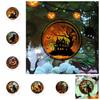 PVC Halloween Glass Stickers Horror Castle Cat Static Film Glue Free   Window