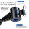 Rotating Magnetic Car Phone Holder Rack for Back Seat Universal Headrest Mount Zinc Alloy Construction Easy Installation