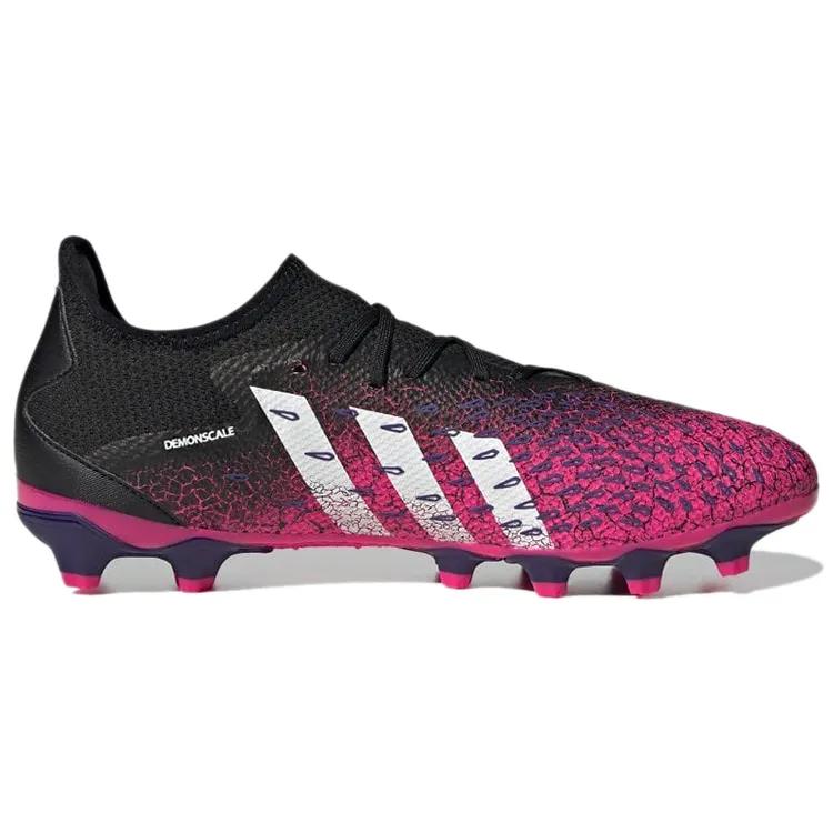 adidas Predator Freak.3 Low Black / Pink (Unisex) Soccer Shoes FZ3706