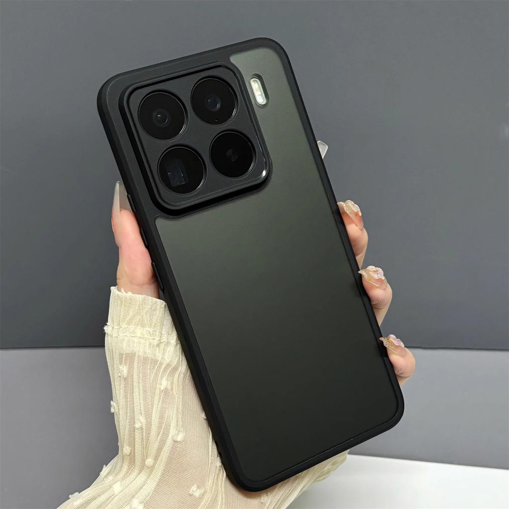 Matte Clear Phone Case For Xiaomi 15T Pro Acrylic PC Shockproof TPU Bumper Back Cover for Xiaomi 15Tpro 15 T