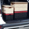 Car Trunk Organizer 30L Foldable Tools Equipment Storage Box for BBQ Lake - Black
