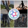 Mountain Bike  Plated Cooling Disc Brake Rotor 6 Nails Cycling Accessories(140mm 5.5in )