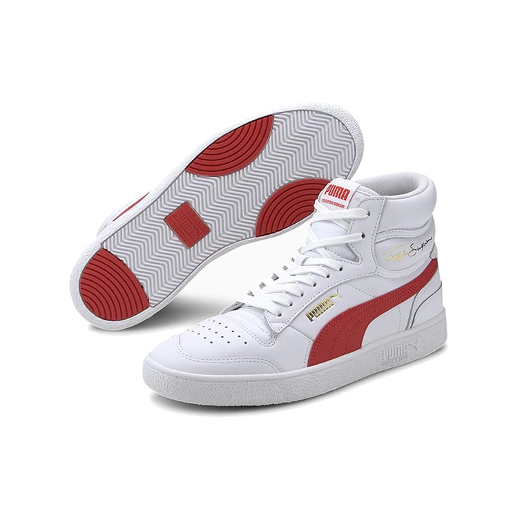 Puma Ralph Sampson Mid 'White High Risk Red' 370847-15